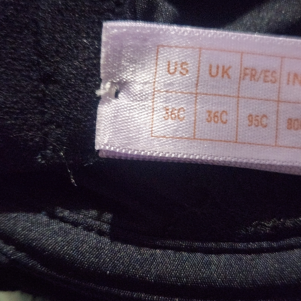 Savage X Fenty Black Lace Detail Bra - Picture 8 of 10